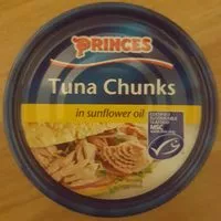 Mängden socker i Princes Tuna Chunks In Sunflower Oil 160G (112G )