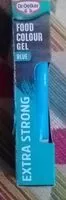 Mängden socker i food colour gel blue extra strong