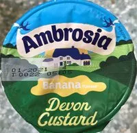 Mängden socker i Banana devon custard