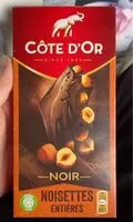 Mängden socker i Chocolat Noir Noisettes entières