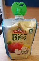 Mängden socker i Andros pomme nature