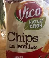 Mängden socker i Chips de lentilles