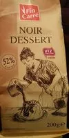 Mängden socker i Noir dessert