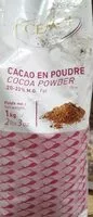 Mängden socker i Cacao en poudre