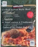 Mängden socker i Italian Style Beef Meatballs