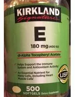 Mängden socker i Vitamin E 400 I.U.