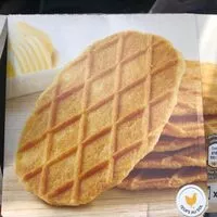 Mängden socker i Gaufrettes fines pur beurre