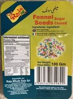 Mängden socker i Fennel Seeds