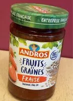 Mängden socker i Fruits et graines Fraise