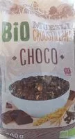 Mängden socker i Muesli croustillant choco
