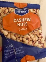 Mängden socker i Noix de cajou