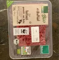 Mängden socker i Bio Hackfleisch gemischt zum braten