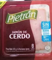 Mängden socker i Jamón de cerdo