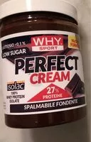 Mängden socker i Perfet cream spalmabile fondente