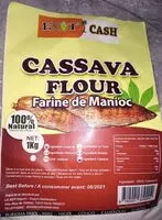 Mängden socker i Cassava flour farine de manioc