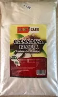Mängden socker i Cassava flour