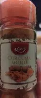 Mängden socker i Curcuma moulu