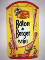 Mängden socker i Bâton de Berger mini (nature)