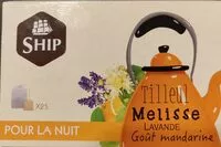 Mängden socker i Infusion Tilleul Mélisse Lavande Goût mandarine