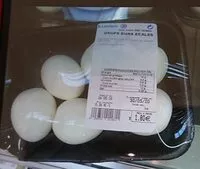 Mängden socker i Œufs durs écalés