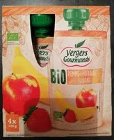 Mängden socker i Compote pomme fraise banane