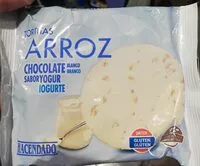 Mängden socker i Tortitas Arroz chocolate blanco sabor yogur