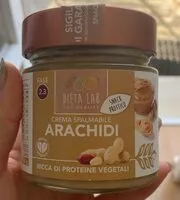 Mängden socker i Crema spalmabile arachidi