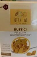 Mängden socker i Rustici pasta legumi