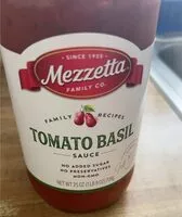 Mängden socker i Tomato basil sauce