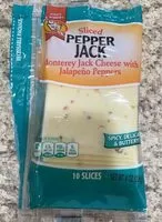 Mängden socker i Sliced pepper jack