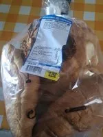 Mängden socker i Croissant mantequilla