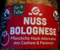 Mängden socker i Nuss-Bolognese