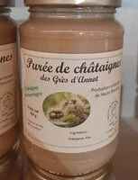 Mängden socker i Purée de châtaigne des grès d'Annot