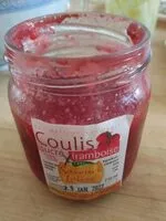 Mängden socker i Coulis framboise