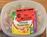 Mängden socker i Taboulet poulet roti