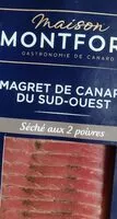 Mängden socker i Magret de canard du sud_ ouest sèche au 2 poivres