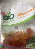 Mängden socker i Oursons Arômes naturels (bonbon bio)