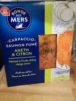 Mängden socker i Carpaccio saumon fumé