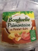 Mängden socker i Piémontaise au poulet roti