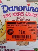 Mängden socker i Danonino sans sucre ajoutes