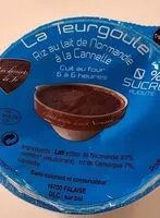 Mängden socker i La teurgoule à la Cannelle 0% sucre ajouté