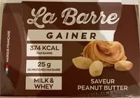 Mängden socker i La barre gainer