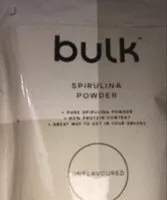 Mängden socker i Spiruline en poudre