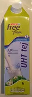 Mängden socker i UHT laktózmentes tej 2,8%