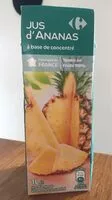 Mängden socker i Jus d'Ananas