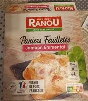Mängden socker i Paniers feuilletés Jambon Emmental