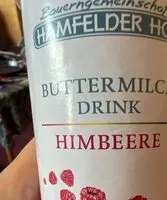 Mängden socker i Buttermilch Drink Himbeere