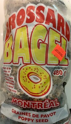 Socker och näringsämnen i Brossard bagel