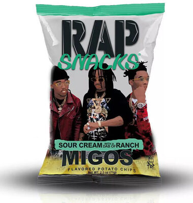 Socker och näringsämnen i Rap snacks