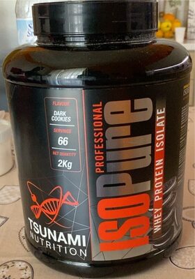 Socker och näringsämnen i Tsunami nutrition